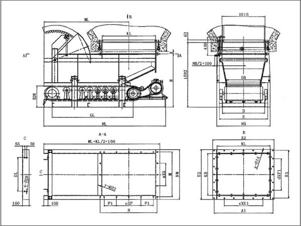 扇形閥門帶式（甲帶）給料機(jī)的承載能力較強(qiáng)、噪音低、整機(jī)使用壽命長(zhǎng)